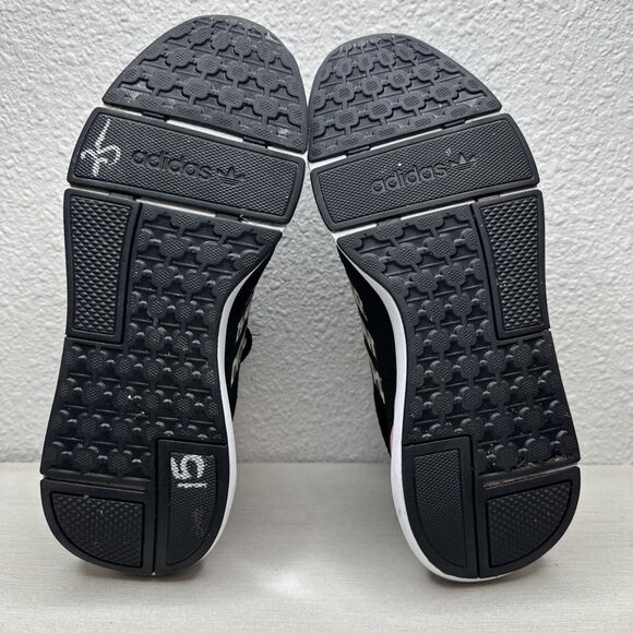 Adidas Swift Run 22 Black Pink Leopard Running Shoes - Picture 6 of 7